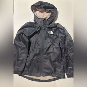 The North Face Girls Warm Storm Rain Jacket Gray Size Small 7/8